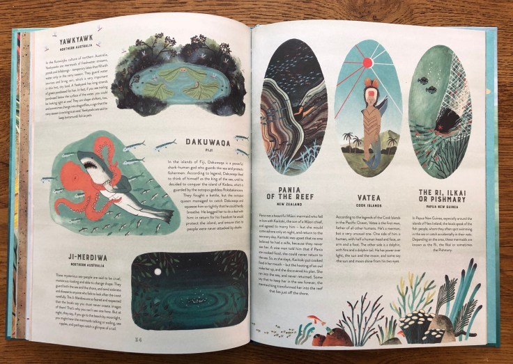 Mermaid Atlas Merfolk of the world by Anna Claybourne and Miren Asiain Lora Laurence King Publishing