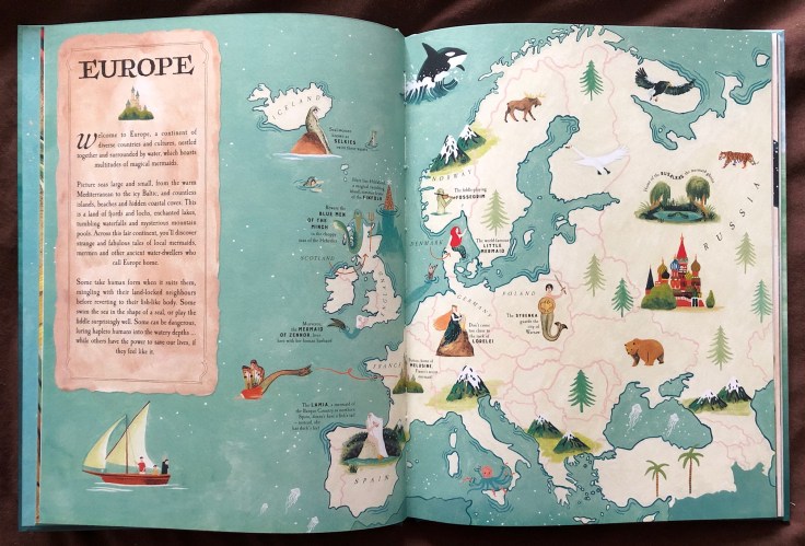 Mermaid Atlas Merfolk of the world by Anna Claybourne and Miren Asiain Lora Laurence King Publishing