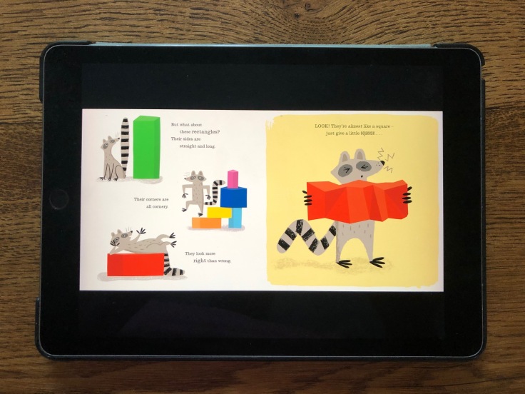 Bears Love Squares by Caryl Hart and Edward Underwood Bloomsbury Rectangles Racoon