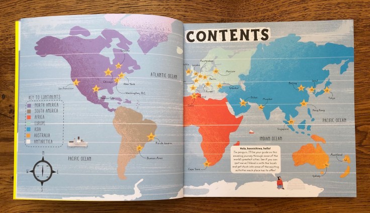 Big City Atlas by Maggie Li Pavilion Books World Map Contents Page