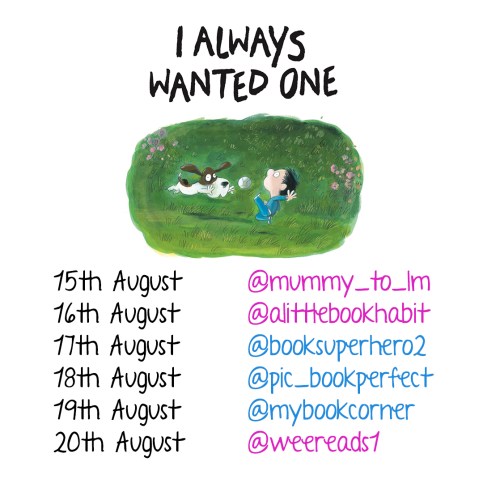 I Always Wanted One by Olivier Tallec Quarto Blog Tour Card