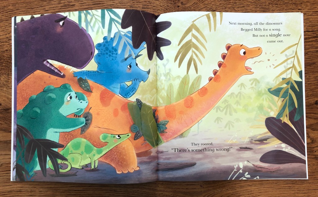 The Dinosaur Who Lost Her Voice by Julie Ballard & Francesca Gambatesa Egmont