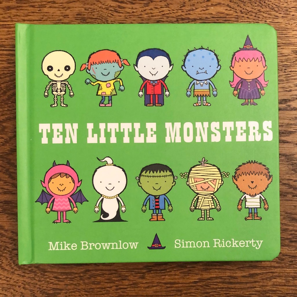 Ten Little Monsters Board by Mike Brownlow & Simon Rickerty