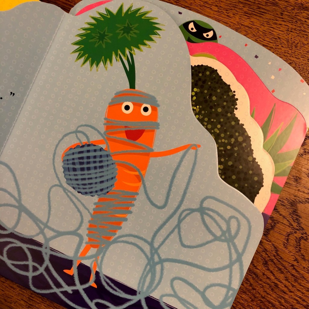 Supertato Super Squad by Sue Hendra & Paul Linnet board book carrot