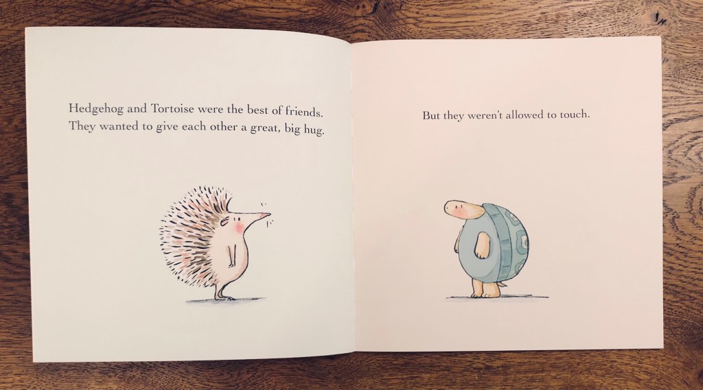 Covid-19 Pandemic childrens book While We Can't Hug by Eoin McLaughlin & Polly Dunbar Faber