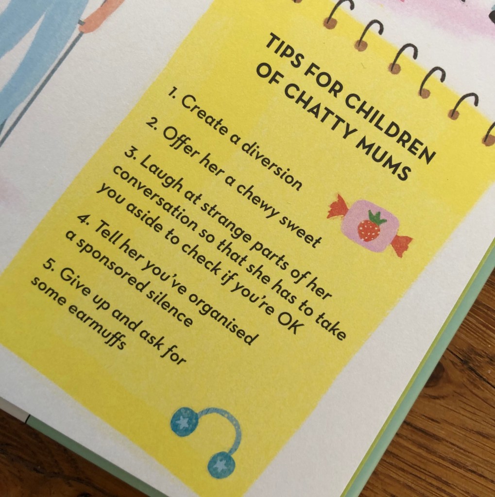 How to Spot a Mum by Donna Amey Bhatt and Aura Lewis Tips for a Chatty Mum