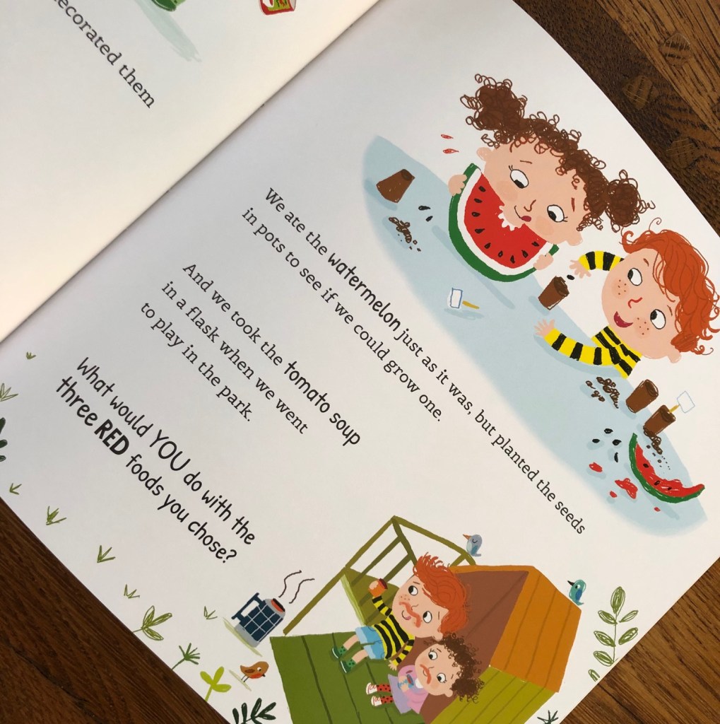 Which Food Will You Choose? by Claire Potter & Ailie Busby Bloomsbury Education eating red food