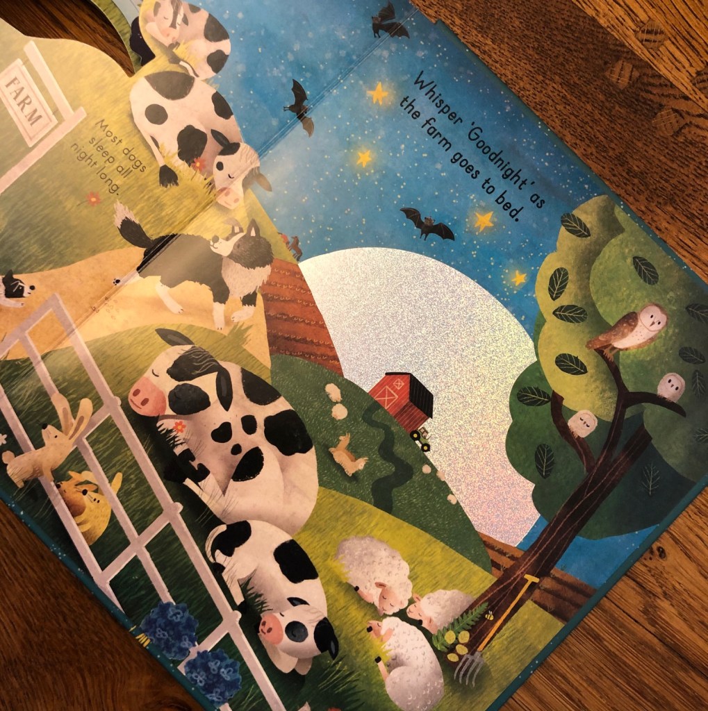 Goodnight Farm by Becky Davies and Carmen Saldaña is part of Little Tiger’s Little Explorers series Goodnight Farm by Becky Davies and Carmen Saldaña is part of Little Tiger’s Little Explorers series