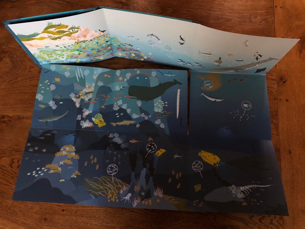 The Sea: Panoramic Giant: The Sea by Veronique Sarano, Anine Bosenberg and Loris F. Alessandria