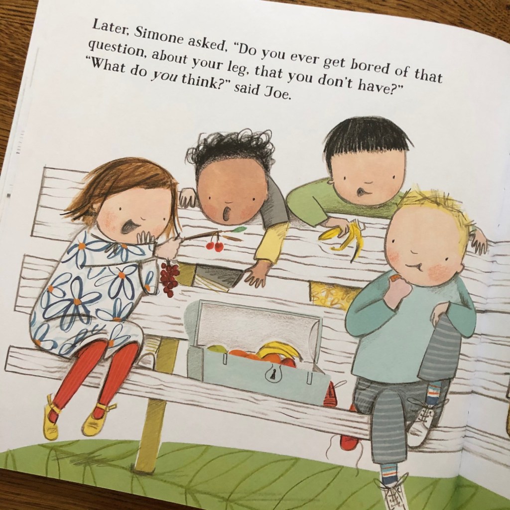 What Happened to You? by James Catchpole and Karen George Faber & Faber A boy with one leg