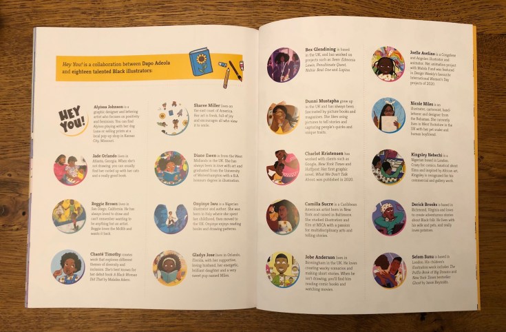 Hey You! by Dapo Adeola, Jade Orlando, Reggie Brown, Chanté Timothy, Sharee Miller, Diane Ewen, Onyinye Iwu, Gladys Jose, Bex Glendining, Dunni Mustapha, Charlot Kristensen, Camilla Sucre, Jobe Anderson, Joelle Avelino, Nicole Miles, Kingsley Nebechi, Derick Brooks, and Selom Sunu